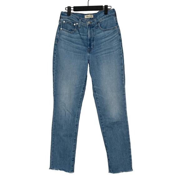 Madewell The Perfect Vintage Jean in Bainton Wash: Raw-Hem Edition Size 27 - Picture 4 of 11